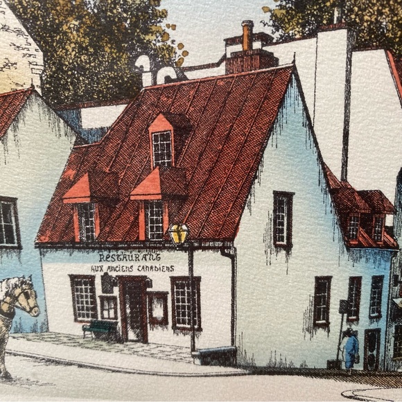 La Maison Jacquet Quebec Jean Philippe Vogel Framed Art Print - Picture 6 of 11